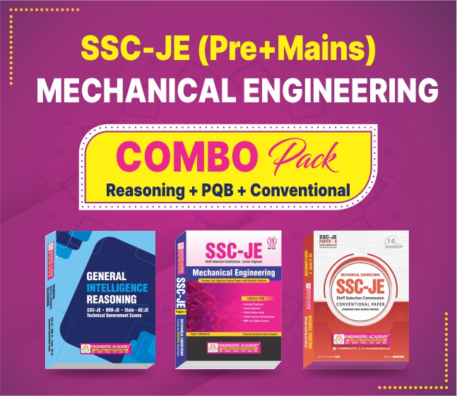 SSC-JE (Pre+ Mains) Mechanical Engineering