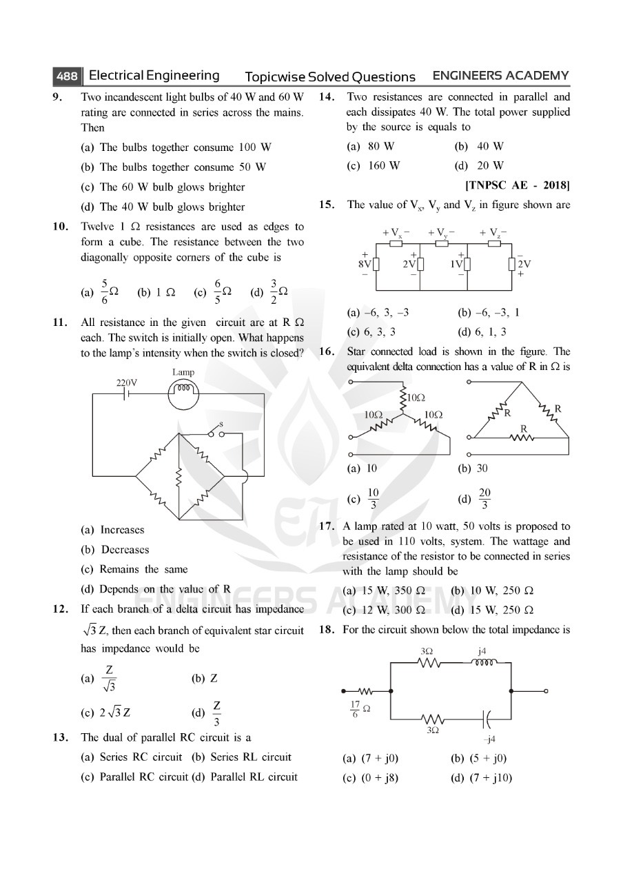 6500+ MCQs: Electrical Engineering (English)