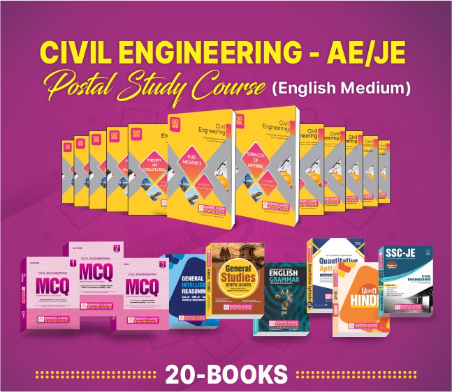 Civil Engineering AE & JE Postal Study Course-English Medium