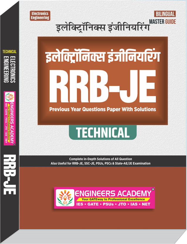 RRB JE Electronics Engineering Previous Year Solved Papers ( Master Guide )
